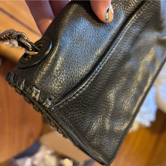 Small Black Leather Tory Burch Crossbody Bag - Picture 10 of 14